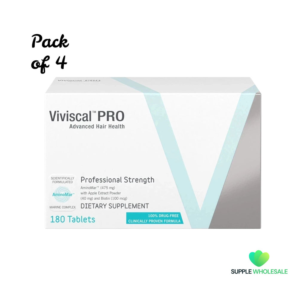 Viviscal PRO Hair Growth Supplement 180 Tablets Bundle of 4