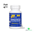MagTech Magnesium Complex Magtein L-Threonate Glycinate Taurate 90 Capsules Bundle of 4