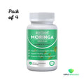 Pure Moringa Powder Capsules 800mg Nutrient-Rich Moringa Bundle of 4