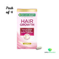 Nature’s Bounty Hair Growth Supplement with Biotin 30 Capsules Bundle of 4
