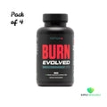Sculpt Nation Burn Thermogenic Fat Burner 60 Veggie Pills Bundle of 4