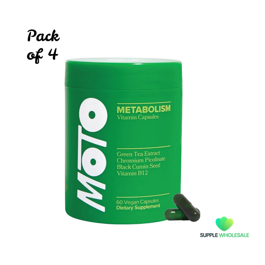 Moto Women's Metabolism Support 60 Capsules Bundle of 4