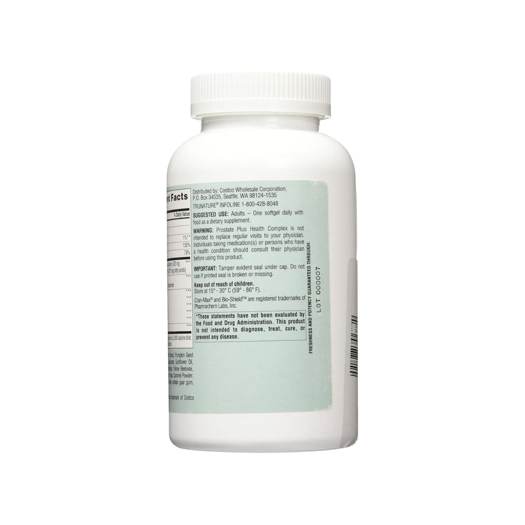 trunature Prostate Plus Health Complex 250 Softgels Bundle of 4