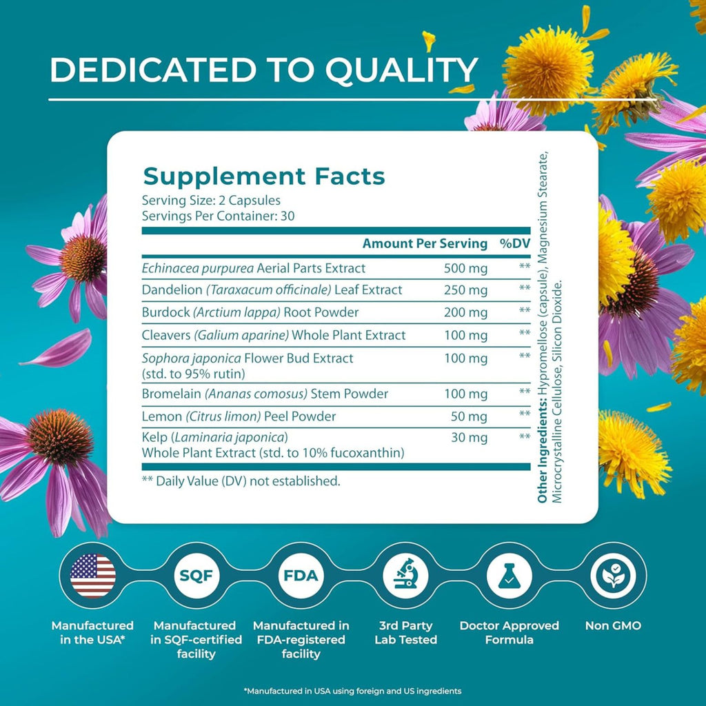 PureHealth Research Lymph System Support Supplement Bundle of 4