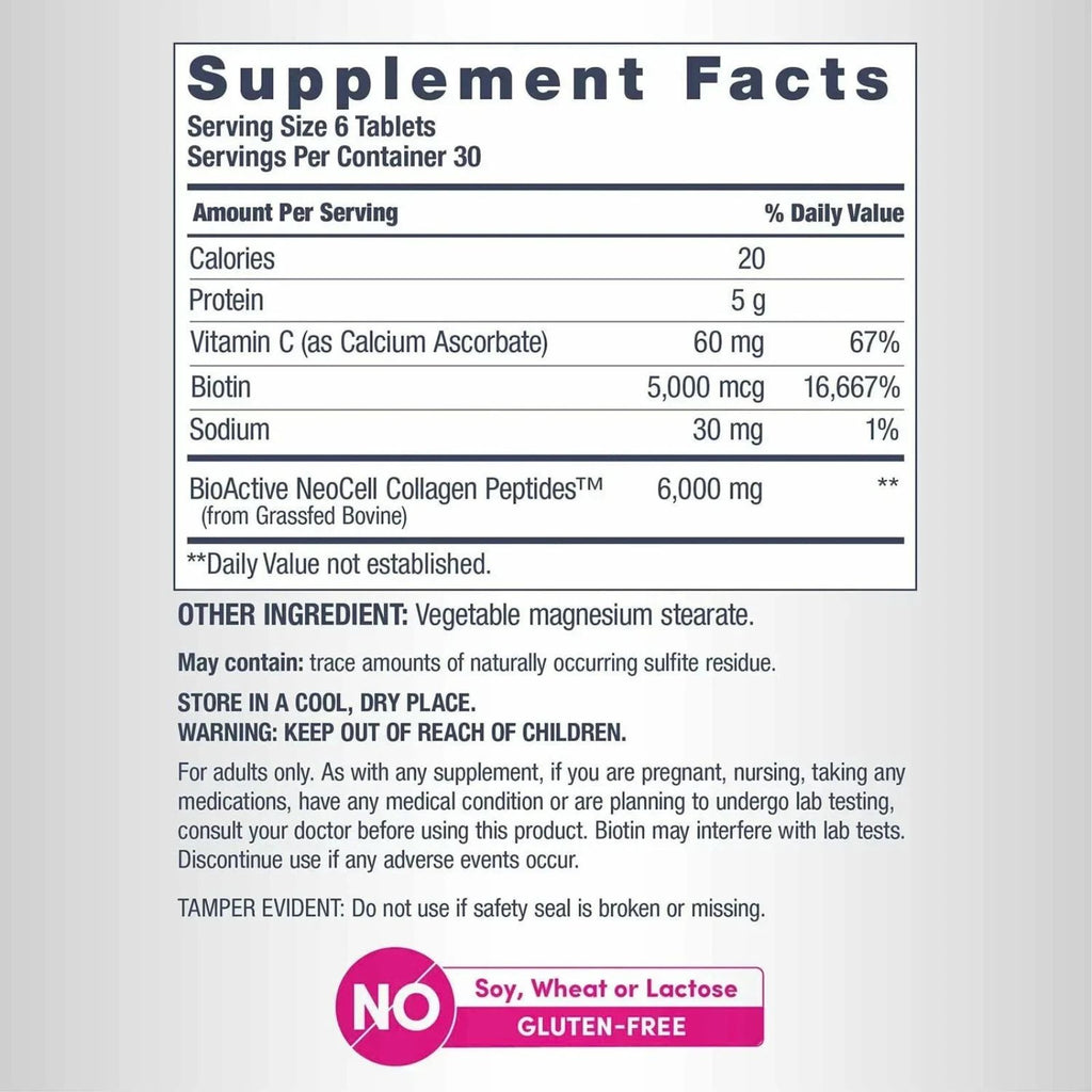 NeoCell Super Collagen + Vitamin C & Biotin 360 Tablets Bundle of 4