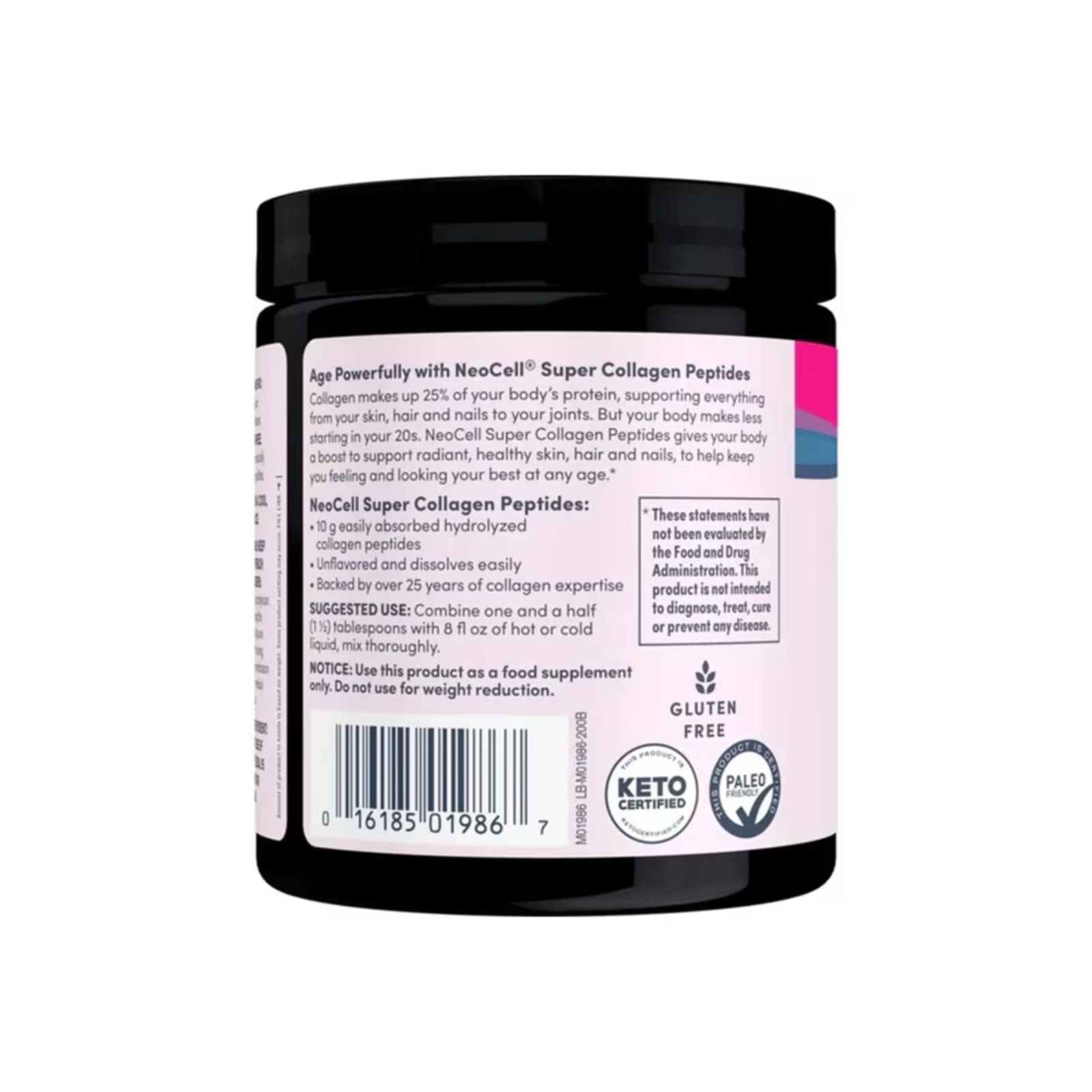 NeoCell Super Collagen Powder Type 1 & 3 Unflavored Bundle of 4
