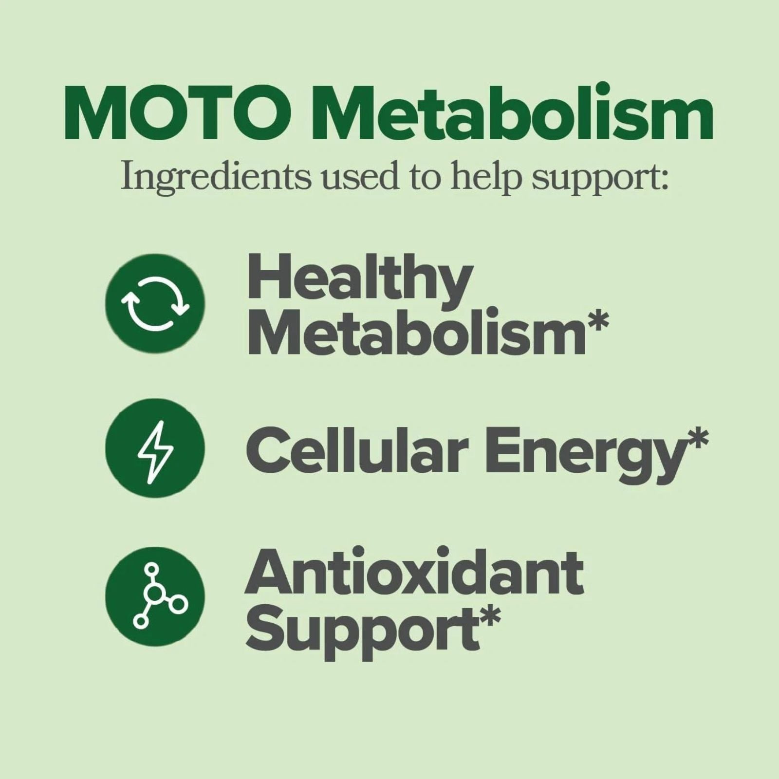 Moto Women's Metabolism Support 60 Capsules Bundle of 4