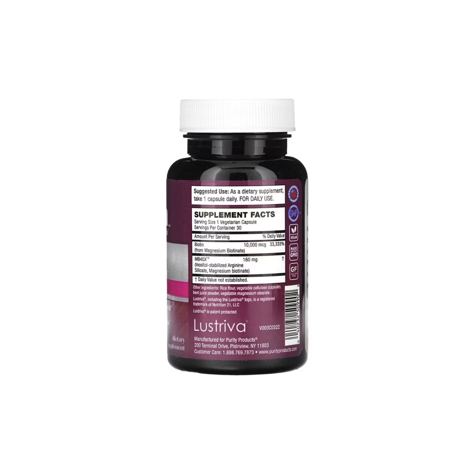 Purity Products MyBiotin Hair Skin & Nails Formula Bundle of 4