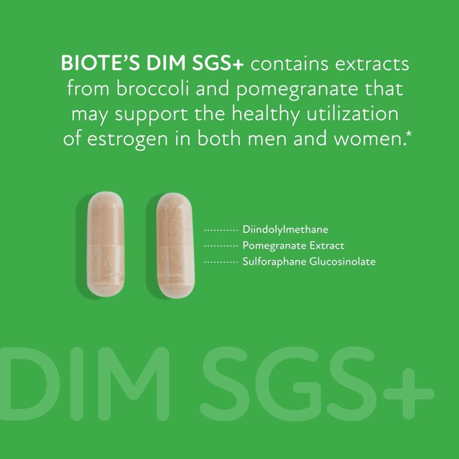 bioTE Nutraceuticals DIM SGS+ Hormone + Detox 60 Capsules Bundle of 4