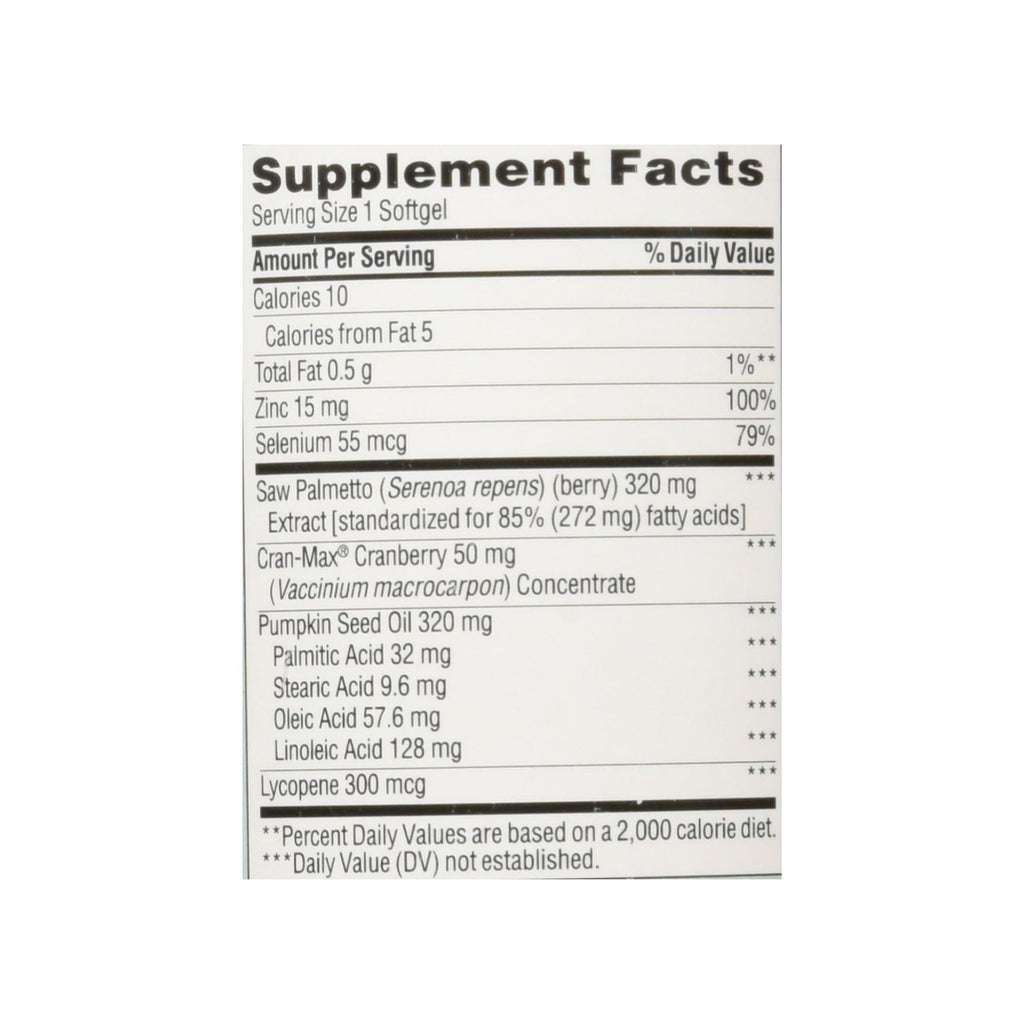 trunature Prostate Plus Health Complex 250 Softgels Bundle of 4
