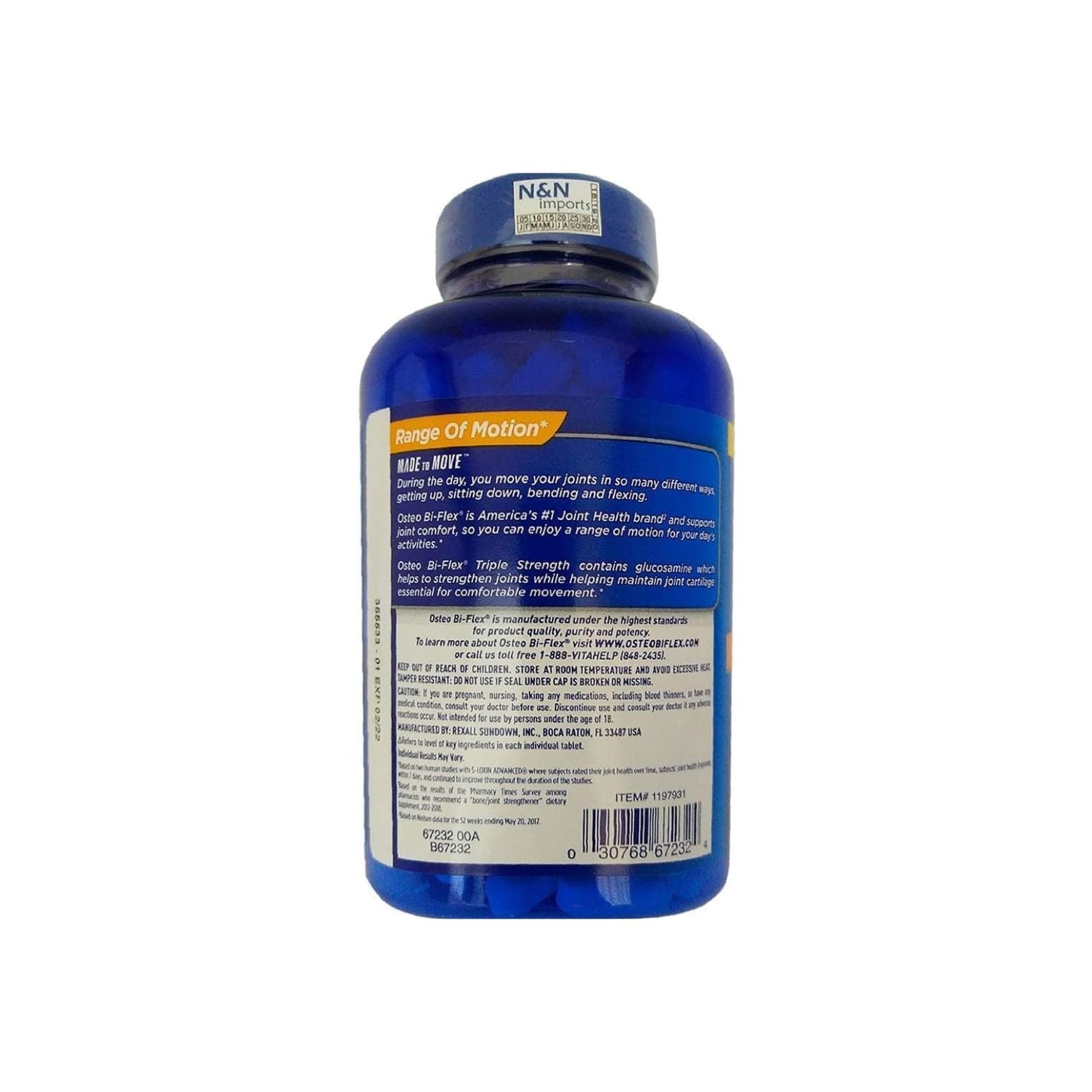 Osteo Bi-Flex Triple Strength Joint Health 200 Tablets Bundle of 4
