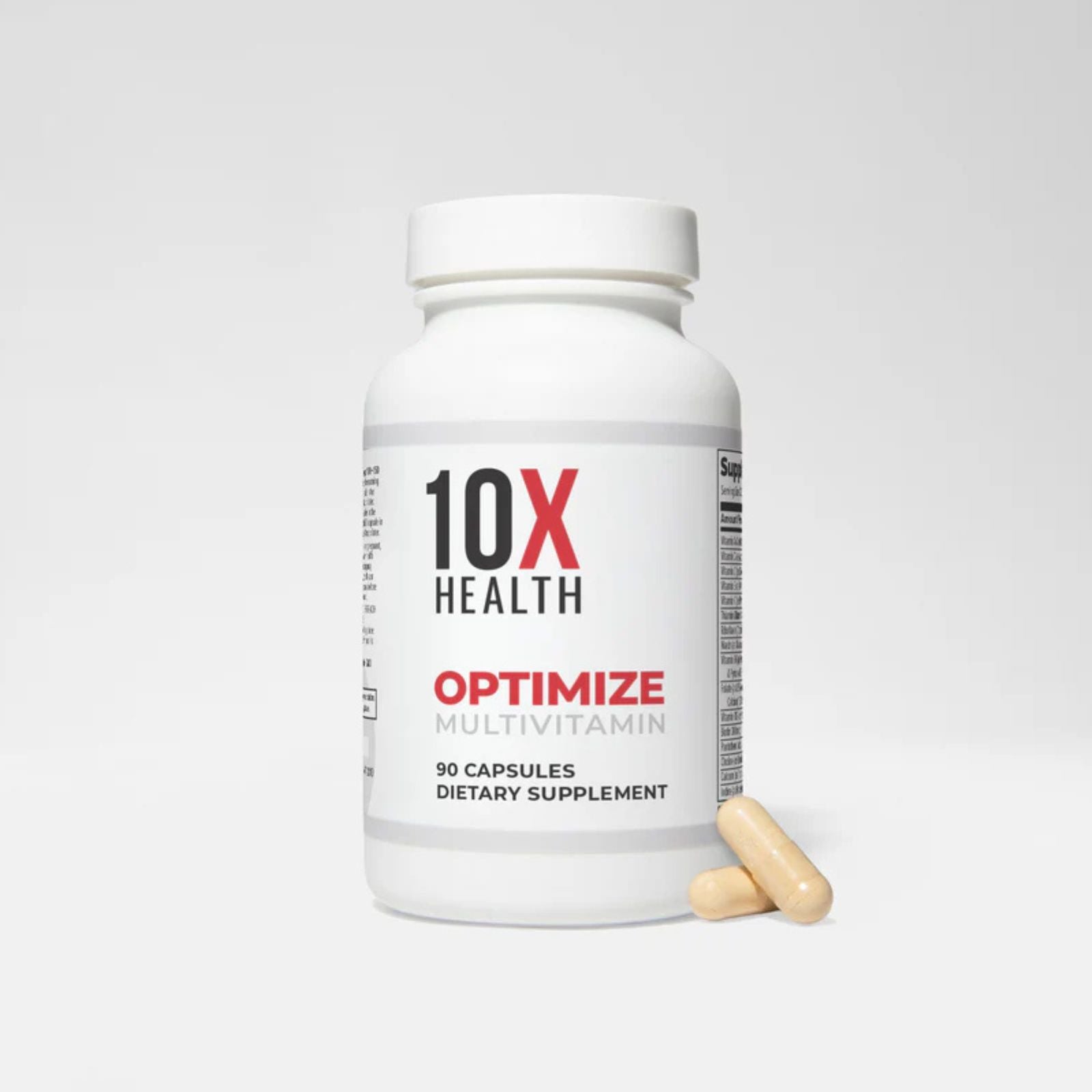10X Health Optimize Methylated Multivitamin 90 Capsules Bundle of 4