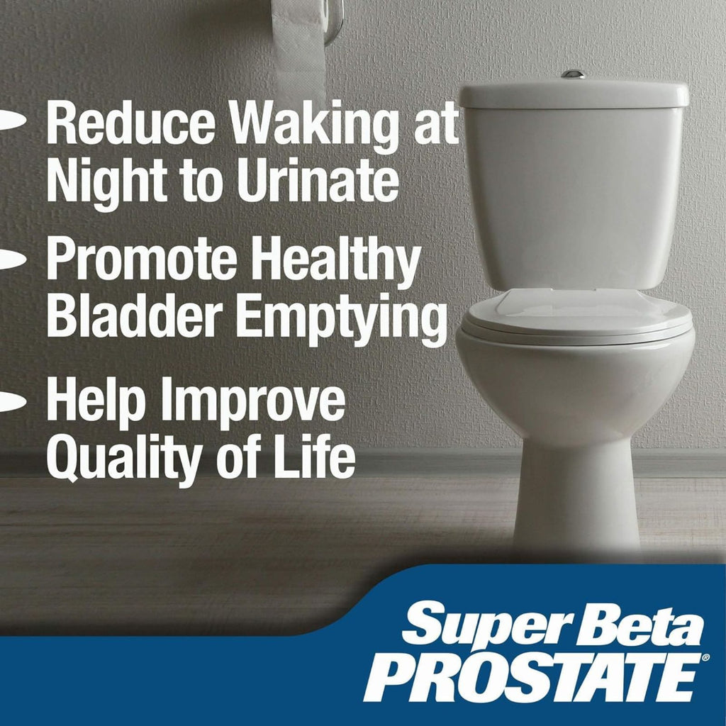 SUPER BETA PROSTATE Men’s Health Support Supplement 60 Caplets Bundle of 4