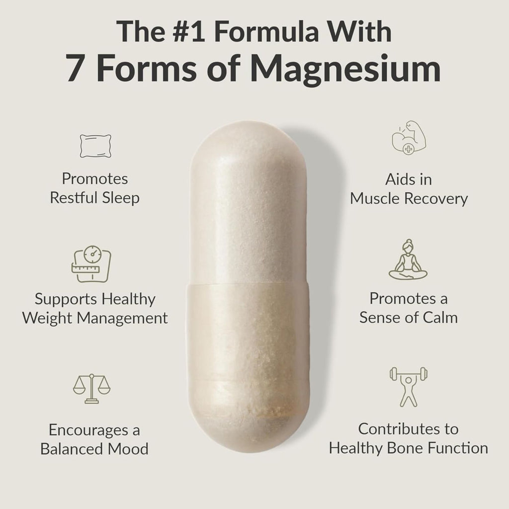 BIOptimizers Magnesium Breakthrough 4.0 60 Capsules Bundle of 4