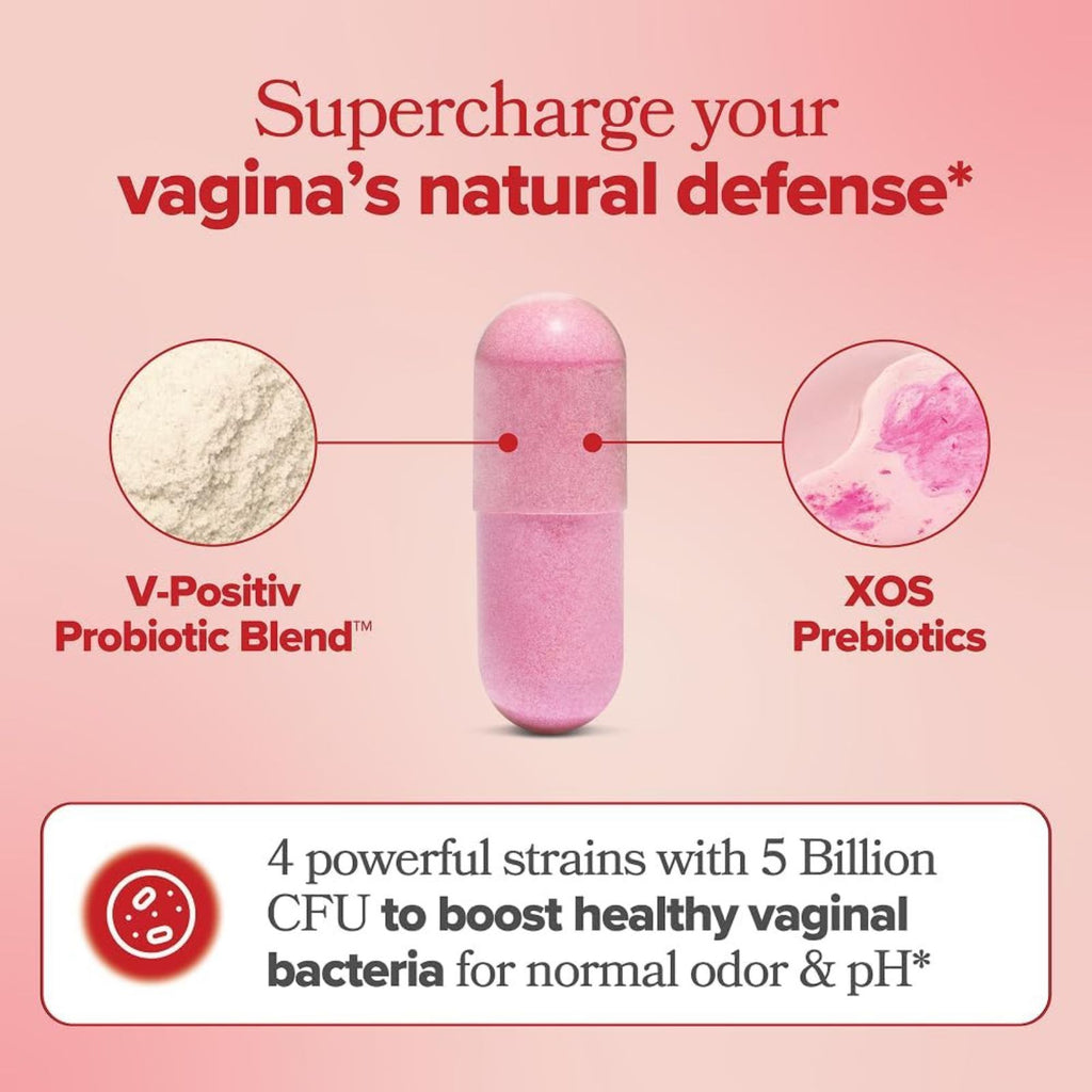O Positiv URO Vaginal Probiotics 60 Capsules Bundle of 4