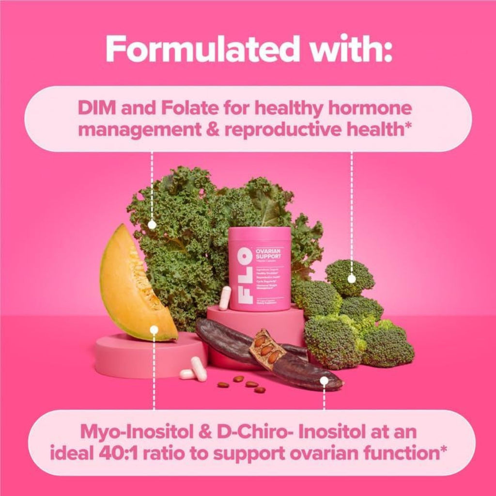 O Positiv FLO Ovarian Health Support 30 Servings Bundle of 4