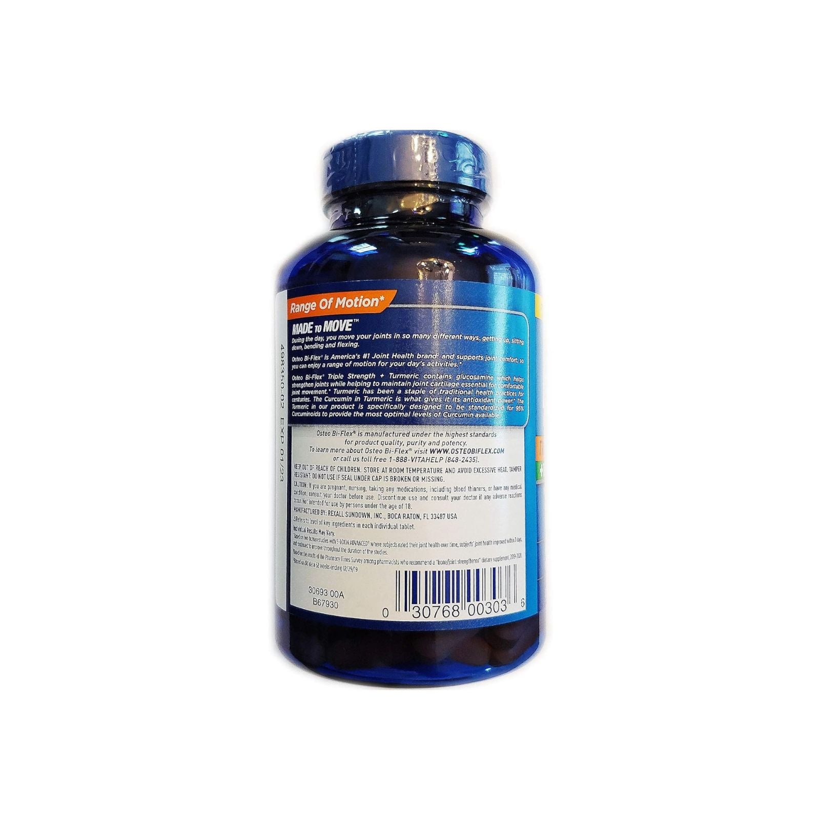 Osteo Bi-Flex Triple Strength + Turmeric 200 Tablets Bundle of 4