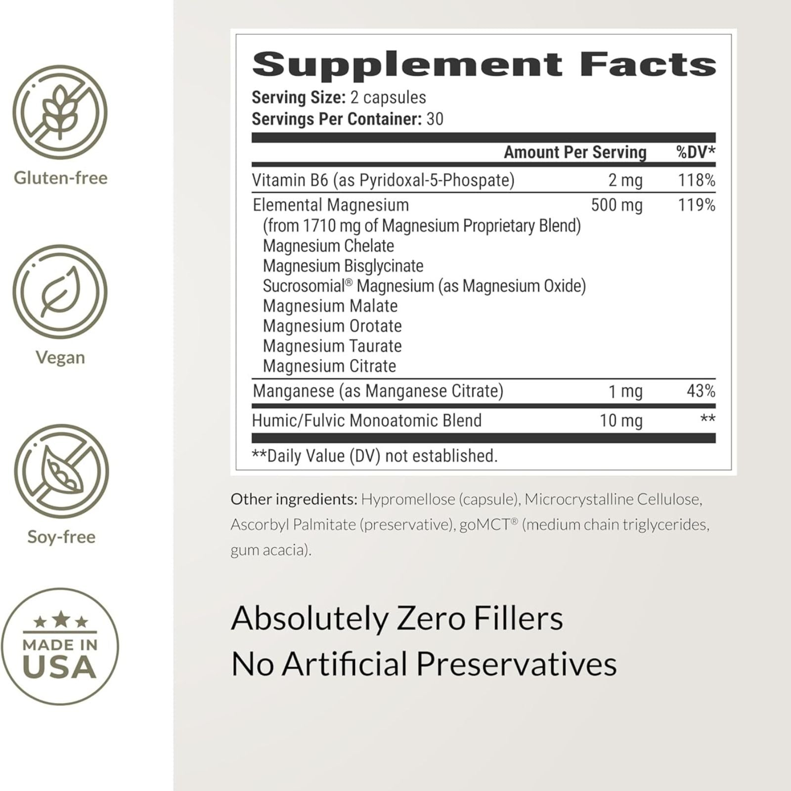 BIOptimizers Magnesium Breakthrough 4.0 60 Capsules Bundle of 4