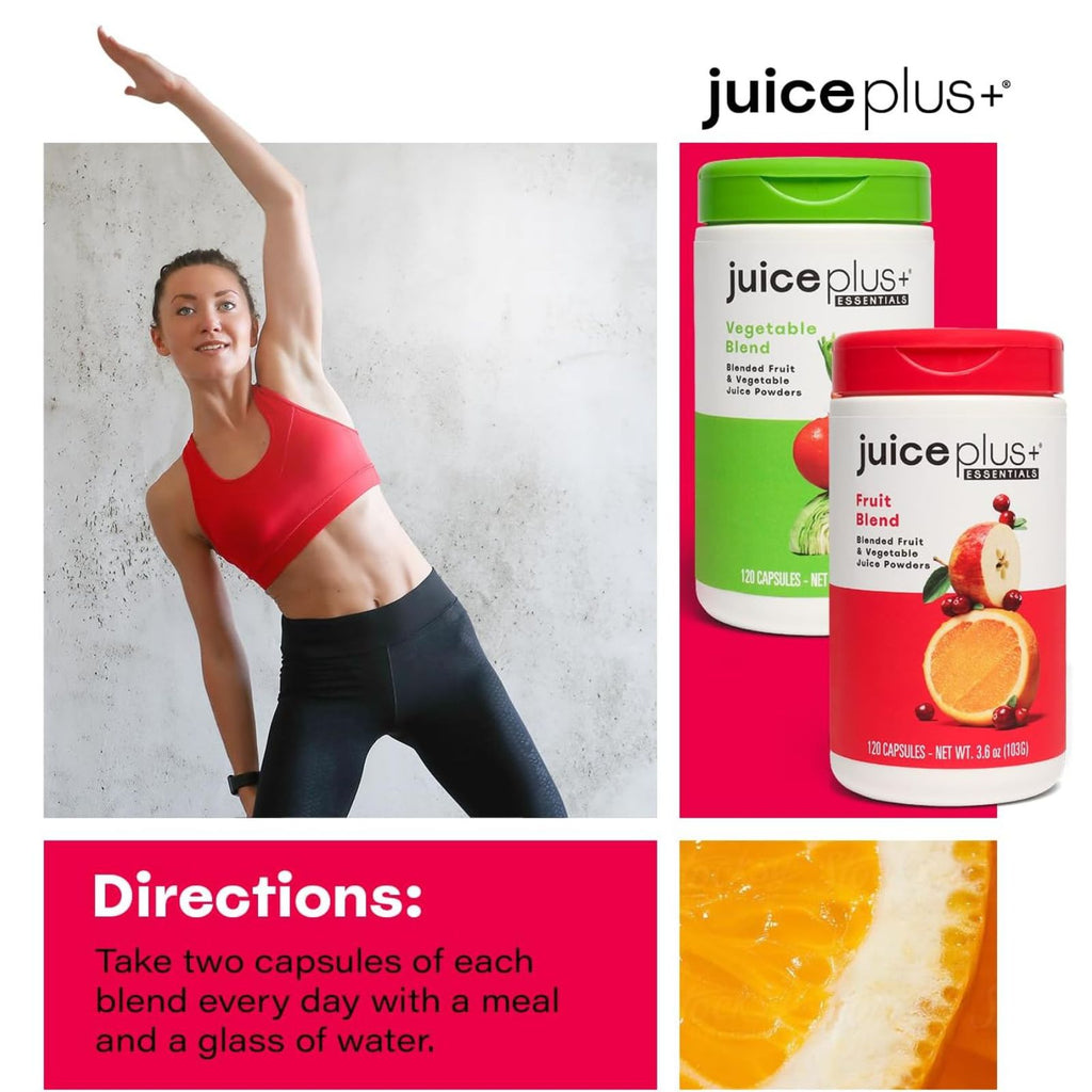 JuicePlus+ Fruit and Vegetable Blend Capsules 120 Servings Bundle of 4