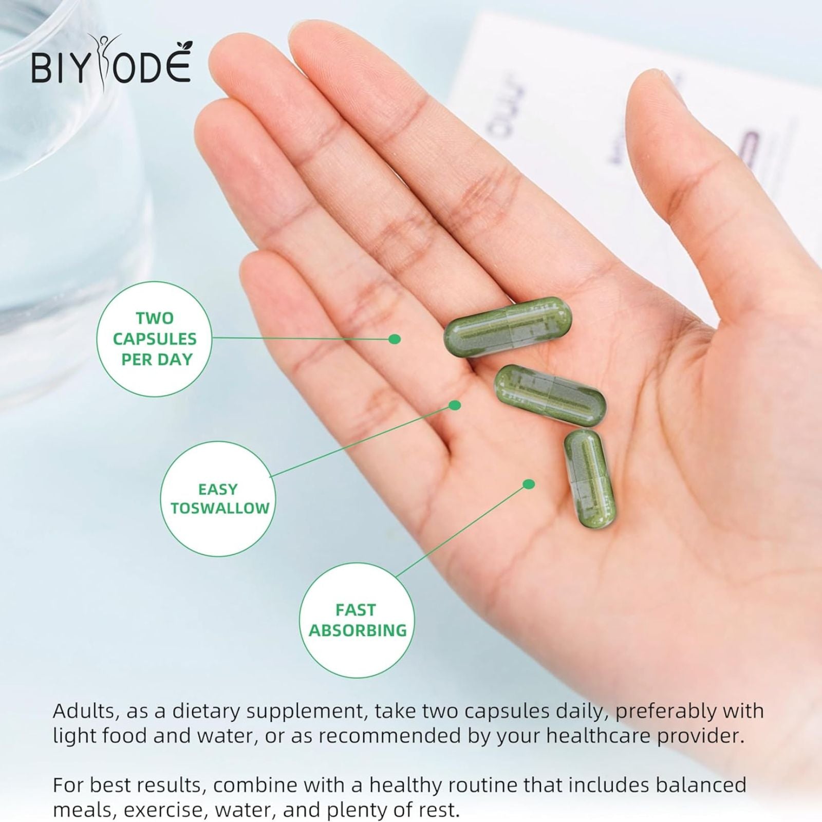 Pure Moringa Powder Capsules 800mg Nutrient-Rich Moringa Bundle of 4
