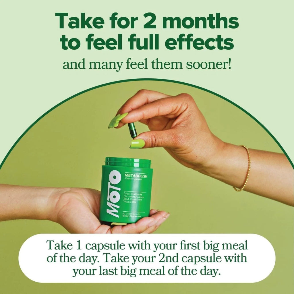 Moto Women's Metabolism Support 60 Capsules Bundle of 4