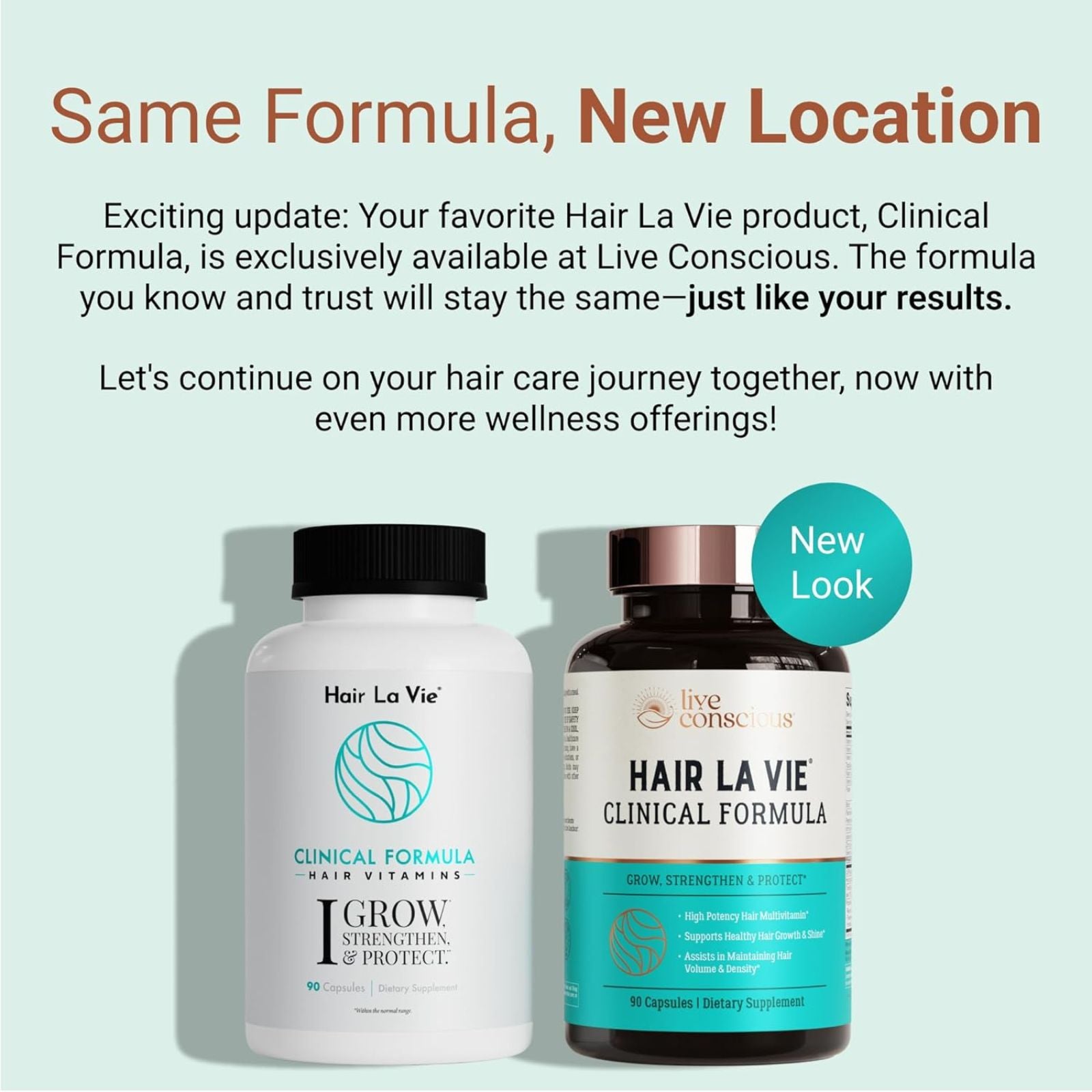 Hair La Vie Clinical Formula Hair Vitamins with Biotin Bundle of 4