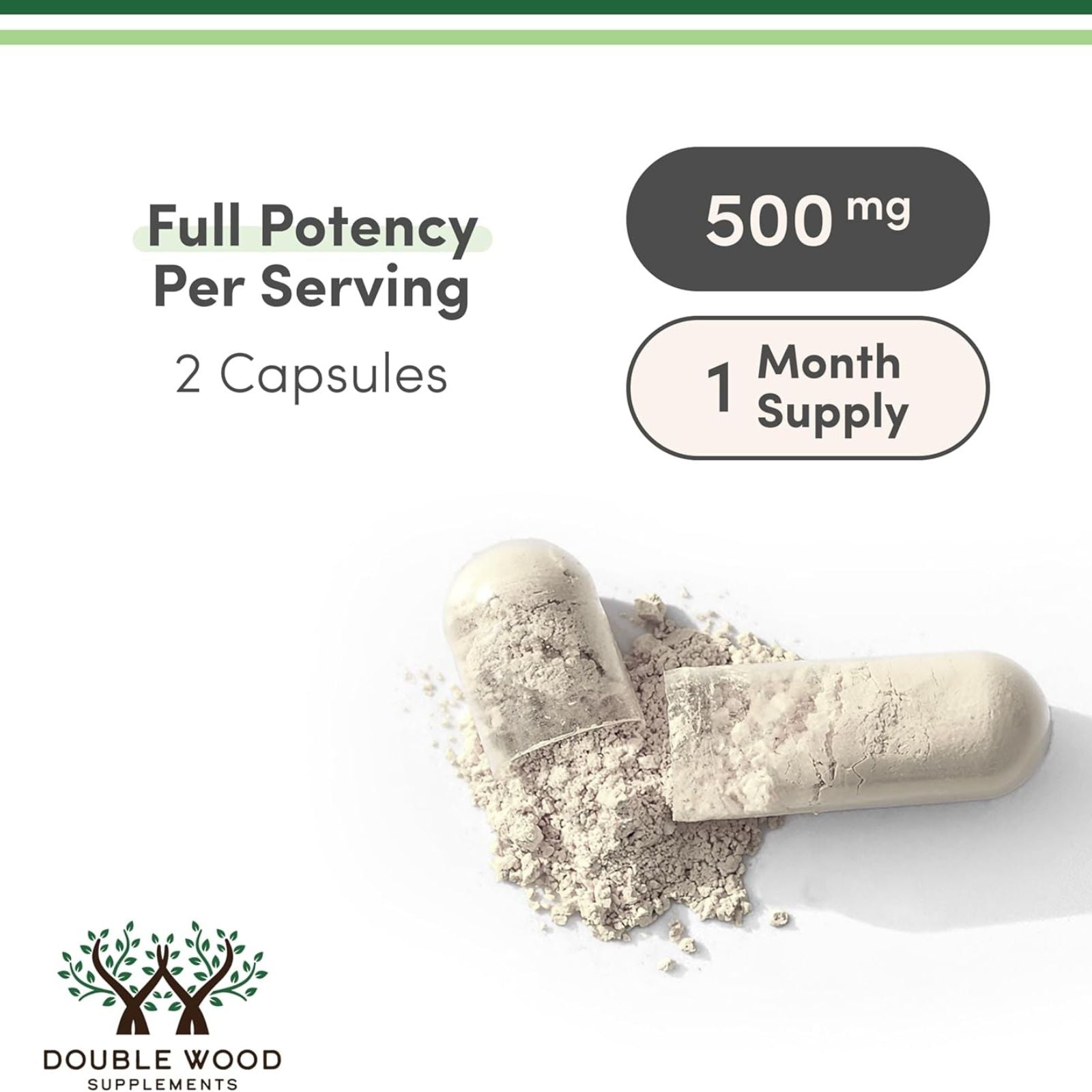 Double Wood TUDCA Bile Salts Liver Support Supplement 500mg 60 Capsules Bundle of 4