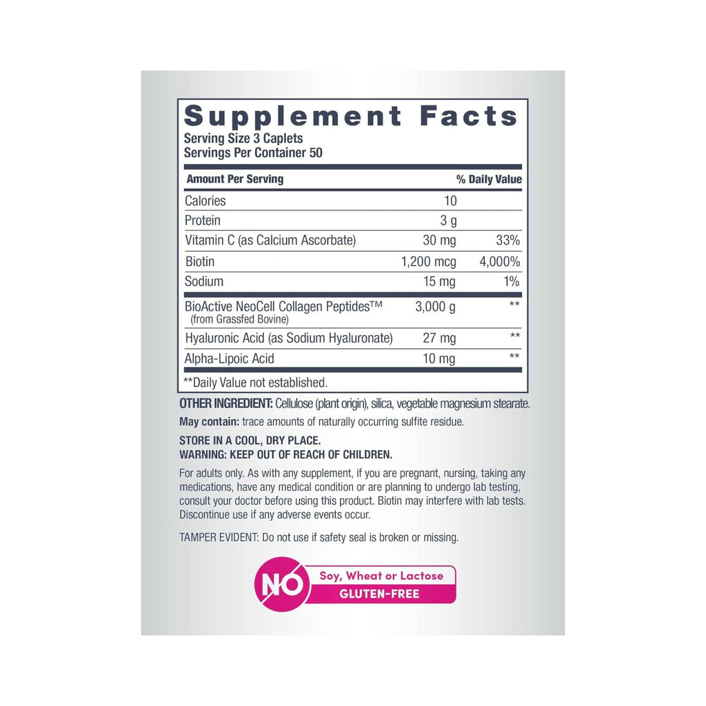 NeoCell Super Collagen + Vitamin C Tablets 250 Count Bundle of 4