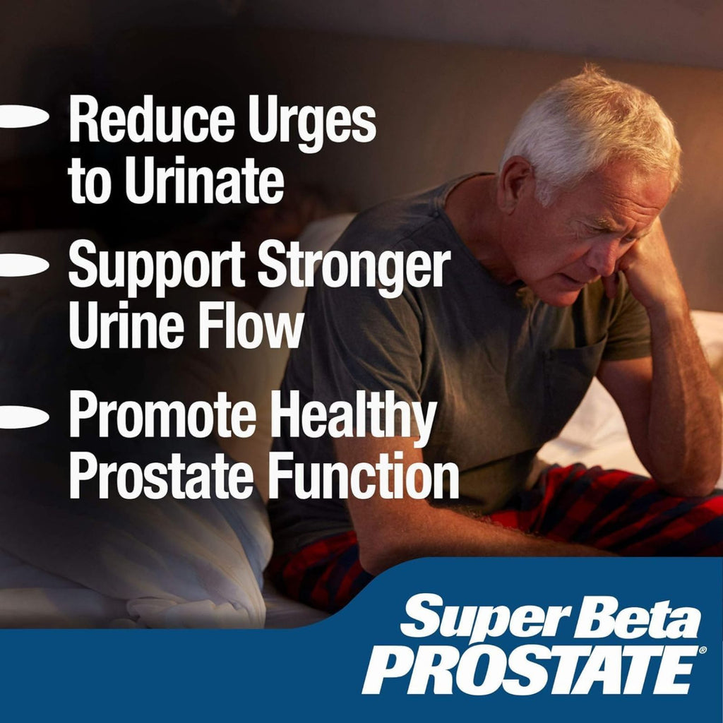 SUPER BETA PROSTATE Men’s Health Support Supplement 60 Caplets Bundle of 4