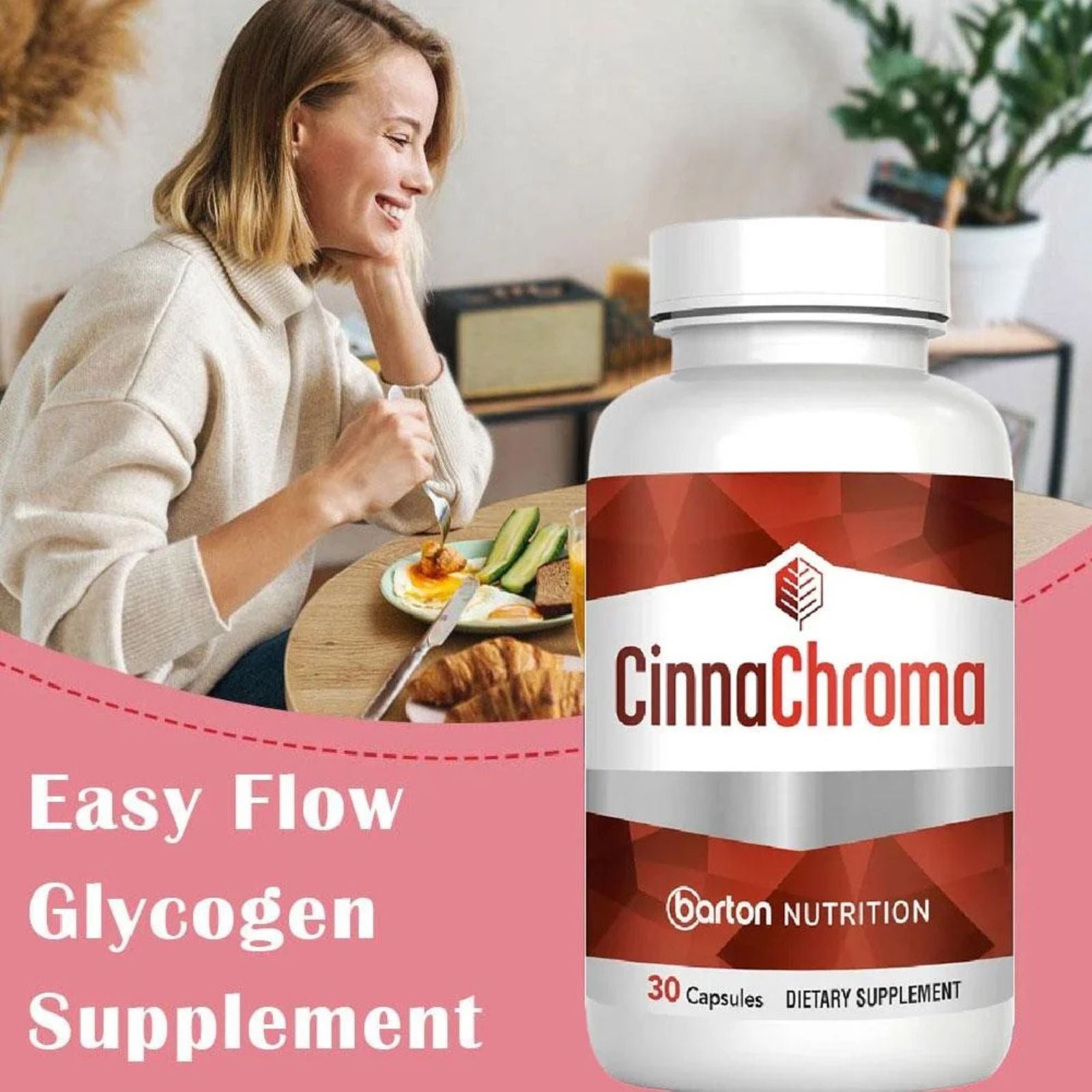 CinnaChroma Advanced Blood Sugar Support with Vitamin D3 Bundle of 4