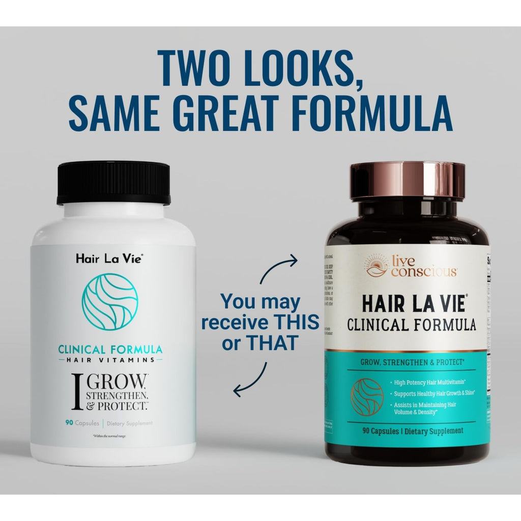 Hair La Vie Clinical Formula Hair Vitamins with Biotin Bundle of 4