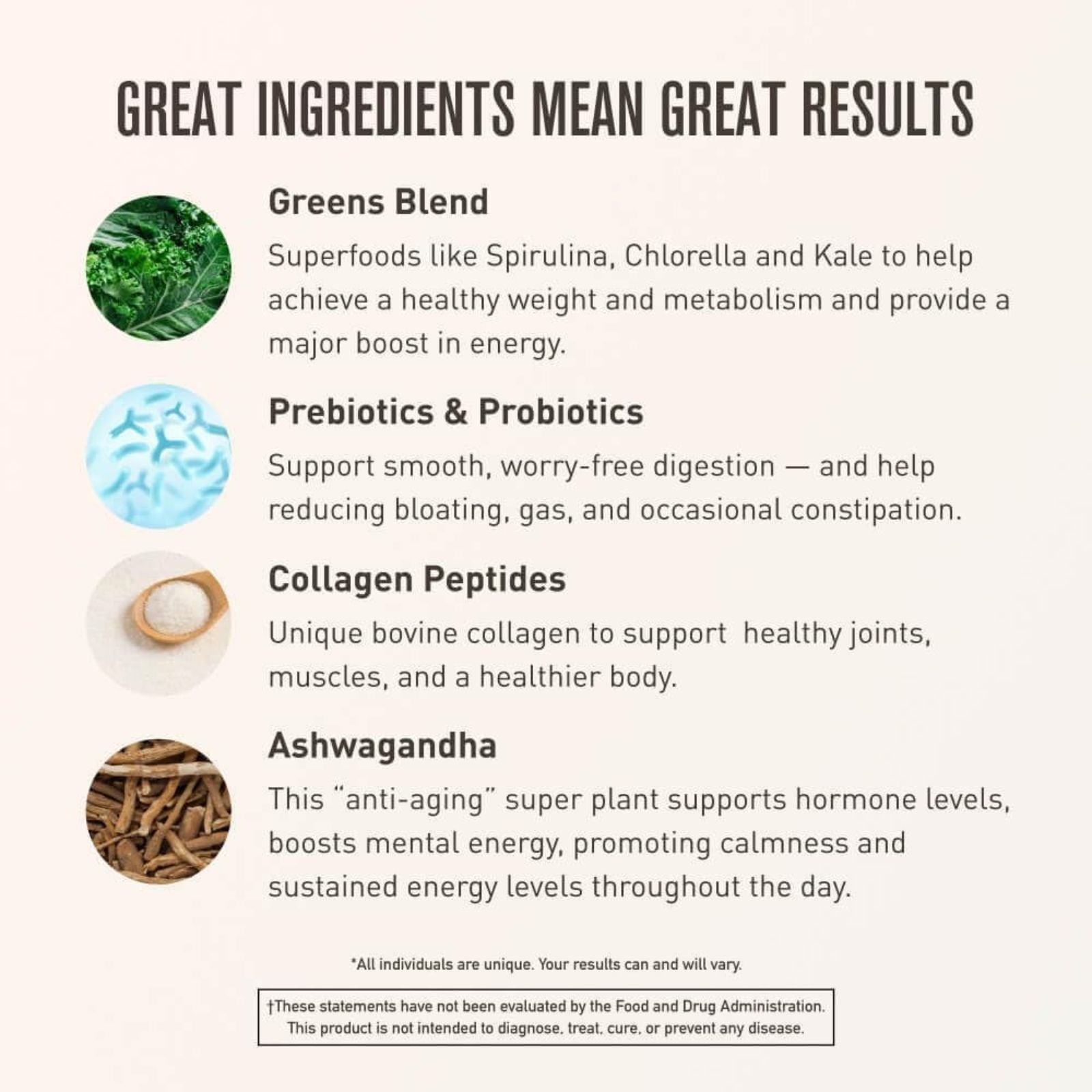 ROUNDHOUSE PROVISION Morning Kick Zero Sugar Greens Superfood Powder 30 Servings Bundle of 4