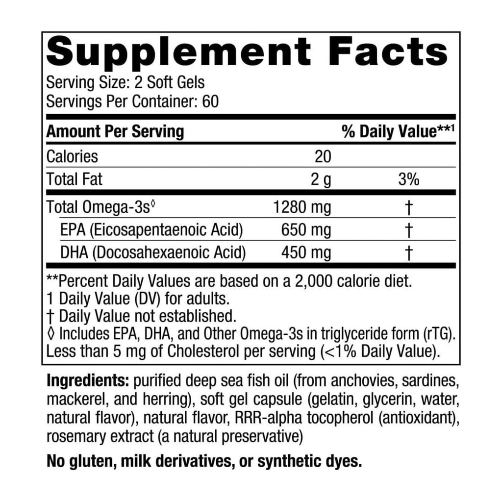 Nordic Naturals Ultimate Omega Lemon Flavor 120 Soft Gels Bundle of 4