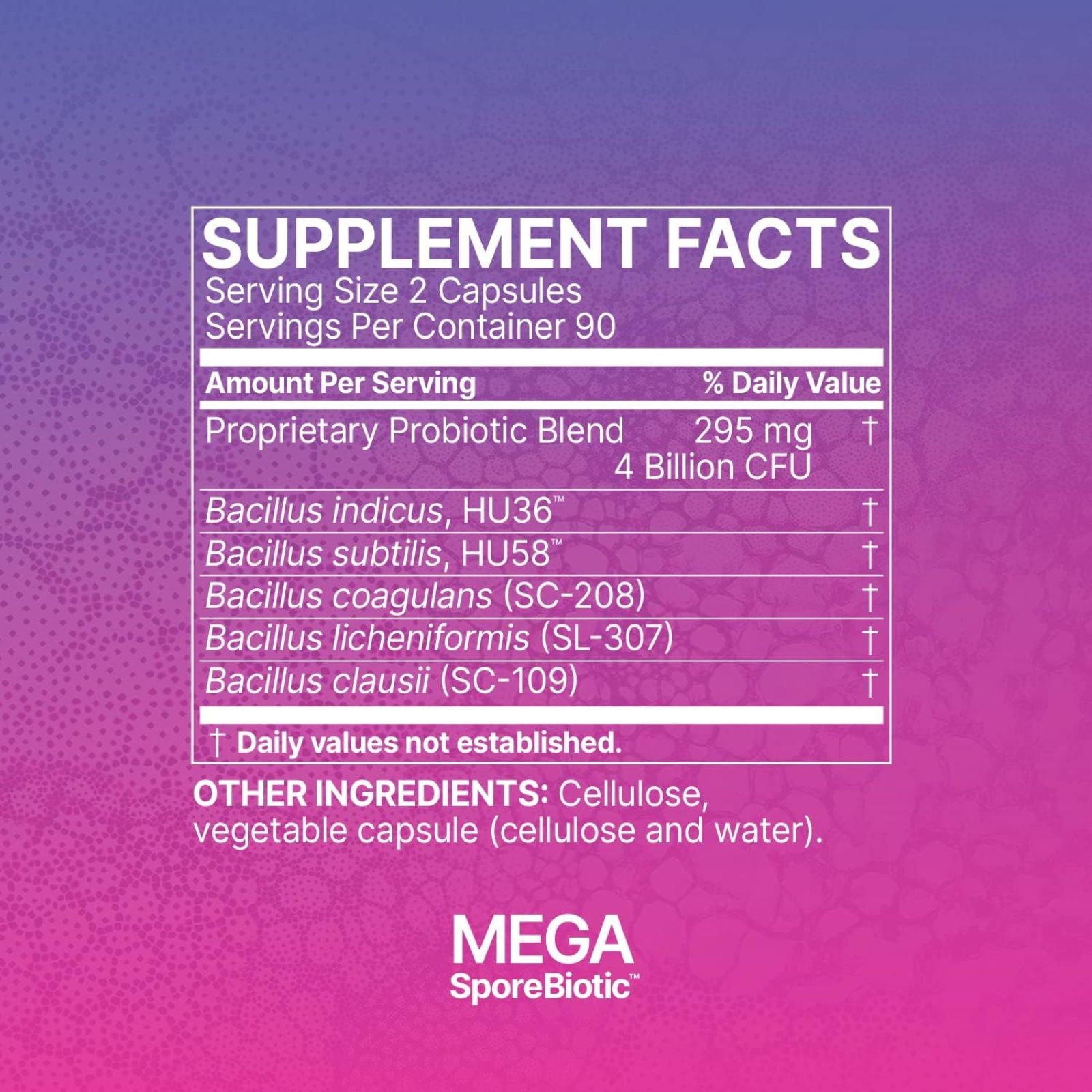 Microbiome Labs MegaSporeBiotic Probiotics for Women & Men 180 Capsules Bundle of 4
