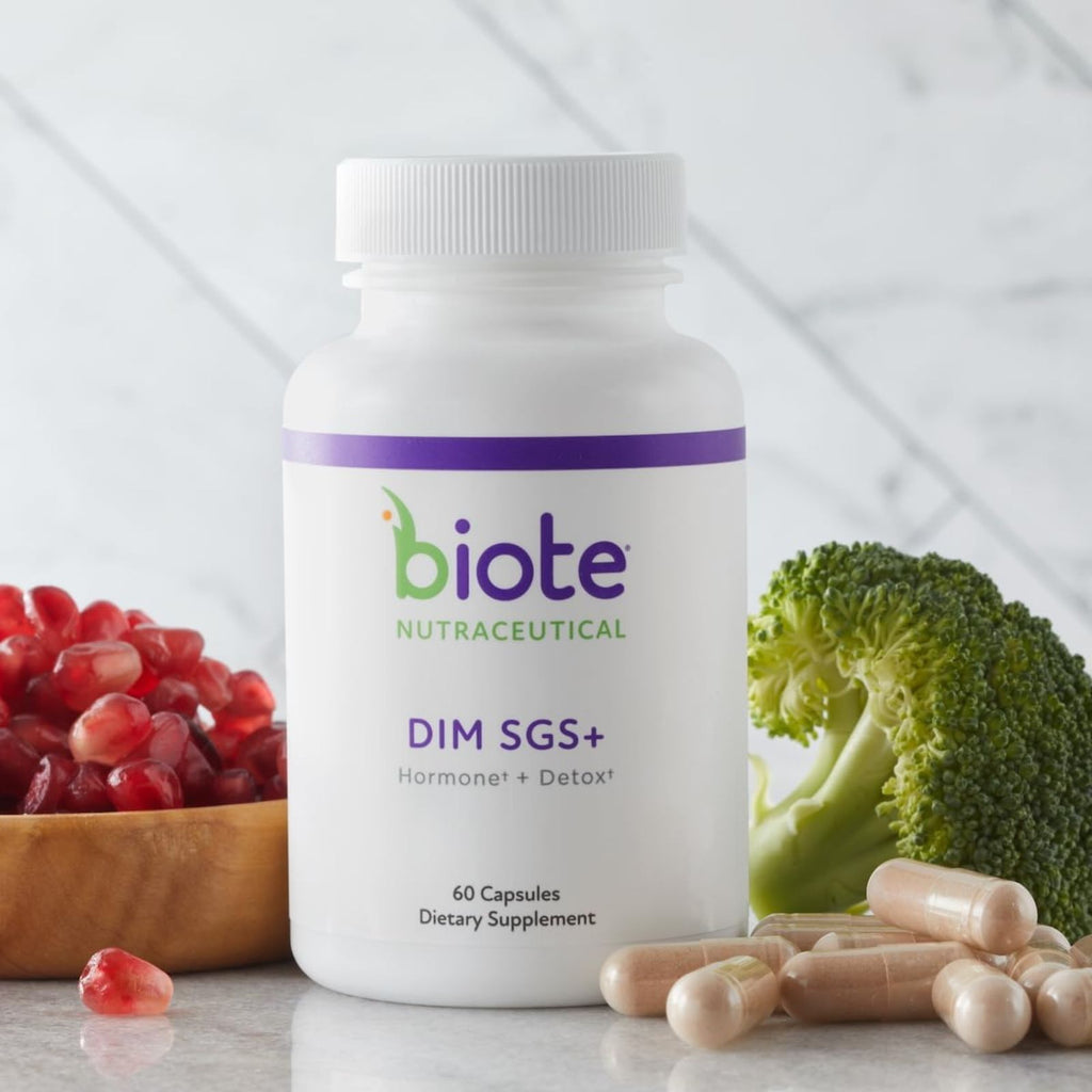 bioTE Nutraceuticals DIM SGS+ Hormone + Detox 60 Capsules Bundle of 4
