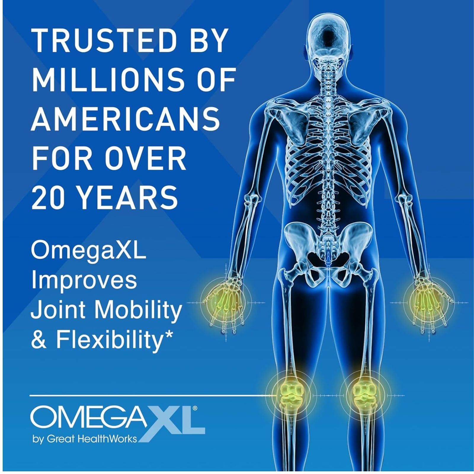 OmegaXL Joint Support Supplement Green Lipped Mussel Oil 120 Count Bundle of 4