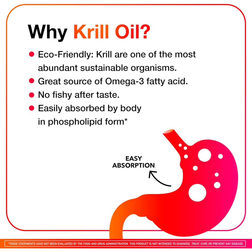 MegaRed Antarctic Krill Oil 750mg Omega 3 80 Softgels Bundle of 4