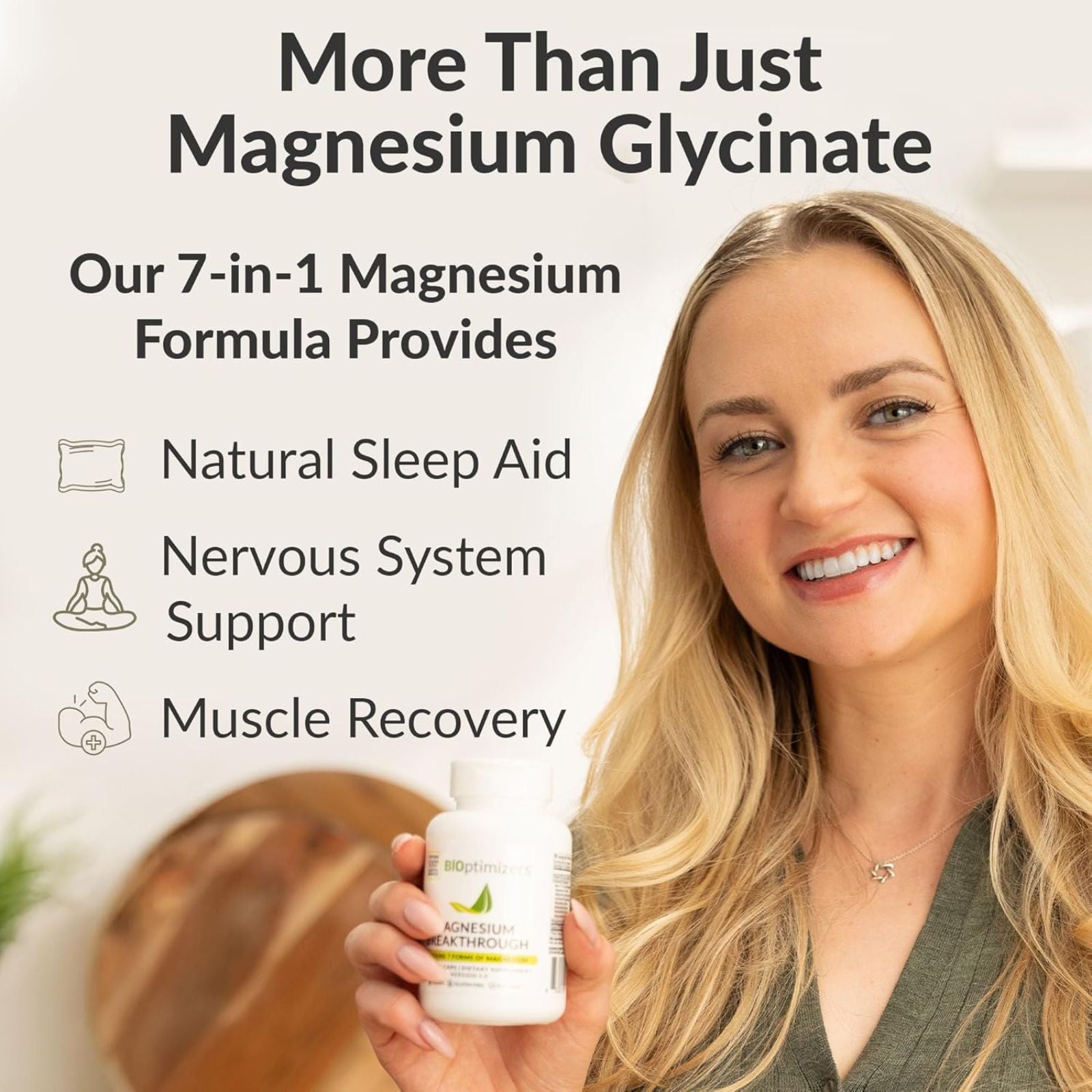 BIOptimizers Magnesium Breakthrough 4.0 60 Capsules Bundle of 4