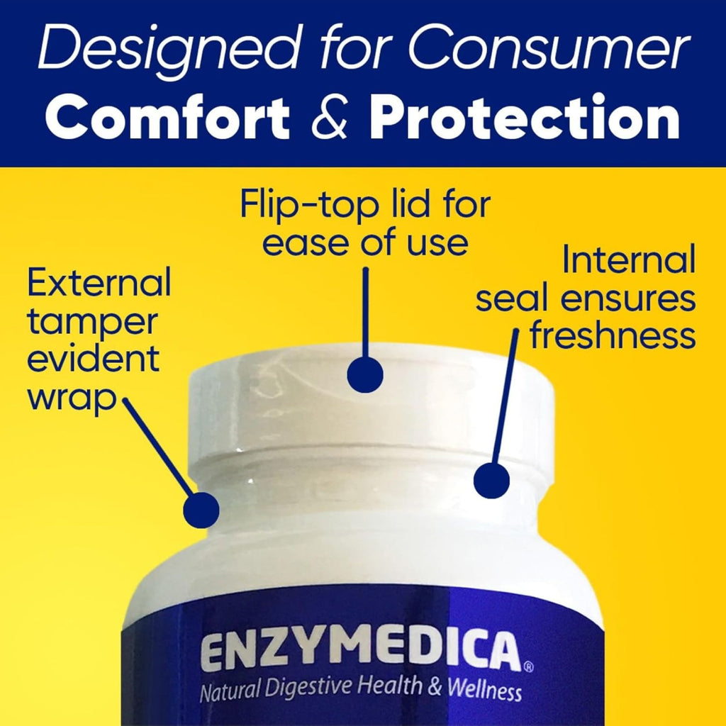 Enzymedica Digest Gold with ATPro Digestive Enzyme Blend 240 Vegan Capsules Bundle of 4